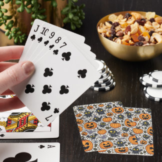 Baraja De Cartas Tarjeta temática de Halloween