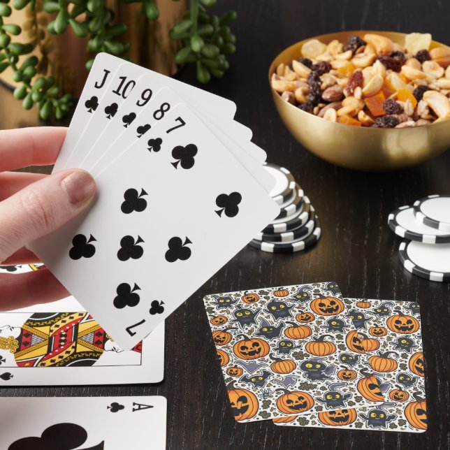 Baraja De Cartas Tarjeta temática de Halloween (In Situ)