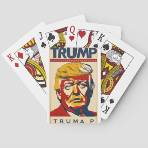 Baraja De Cartas Tarjeta Trump Presidencial: Jugar colectivamente