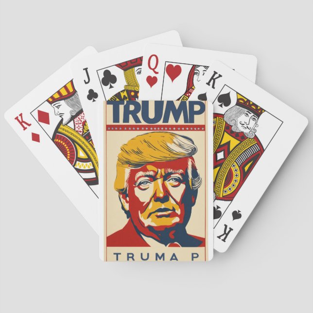 Baraja De Cartas Tarjeta Trump Presidencial: Jugar colectivamente (Reverso)