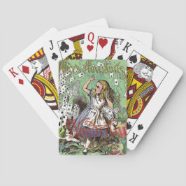 Baraja De Cartas tarjetas alice conejo de sombrerero de wonderland
