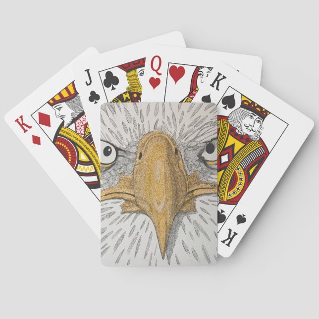 Baraja De Cartas Tarjetas Americana Eagle Face (Reverso)