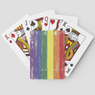 Baraja De Cartas Tarjetas apenadas arco iris