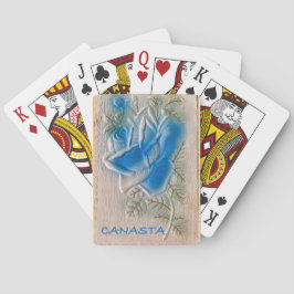 BARAJA DE CARTAS TARJETAS AZULES DE CANASTA