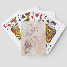 Tarjetas clásicas con relieve de naturaleza elegan