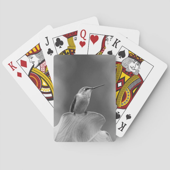 Baraja De Cartas Tarjetas Clásicas de Hummingbird (Reverso)