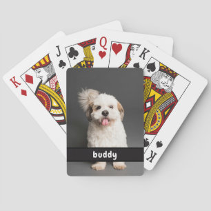 Baraja De Cartas Tarjetas Clásicas de Juego con Foto y Nombre de tu