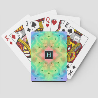 Baraja De Cartas Tarjetas clásicas de juego con patrón abstracto de