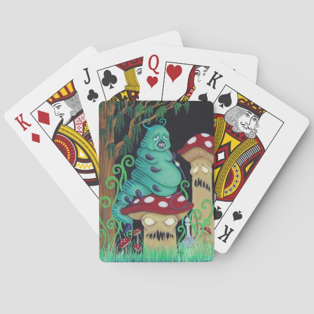 Baraja De Cartas Tarjetas con Caterpillar (Reverso)