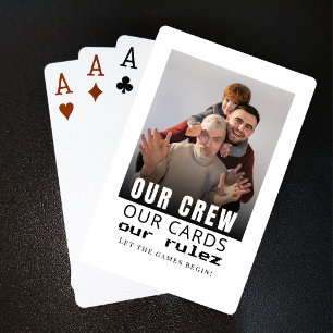 Baraja De Cartas Tarjetas de amigos y familiares divertidas y perso