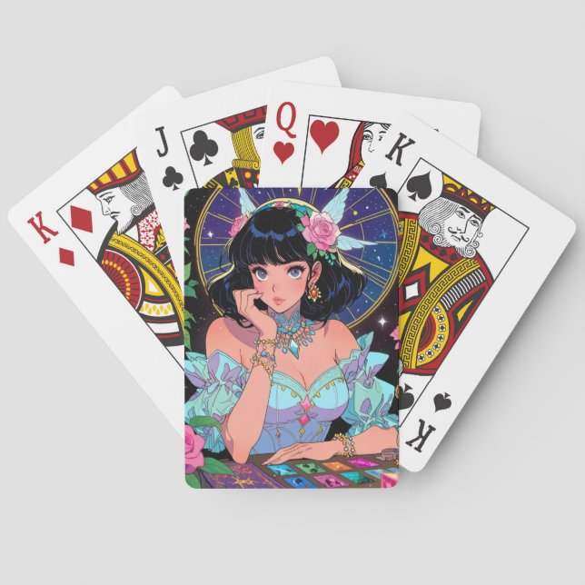 Baraja De Cartas Tarjetas de Anime Místicas (Reverso)