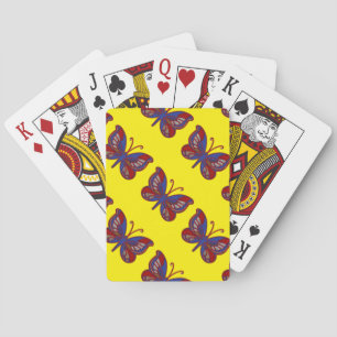 Baraja De Cartas Tarjetas de bicicleta amarilla azul azul rojo