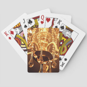 Baraja De Cartas TARJETAS DE BICICLETA DE 1 Oro de Shabby Chandelie