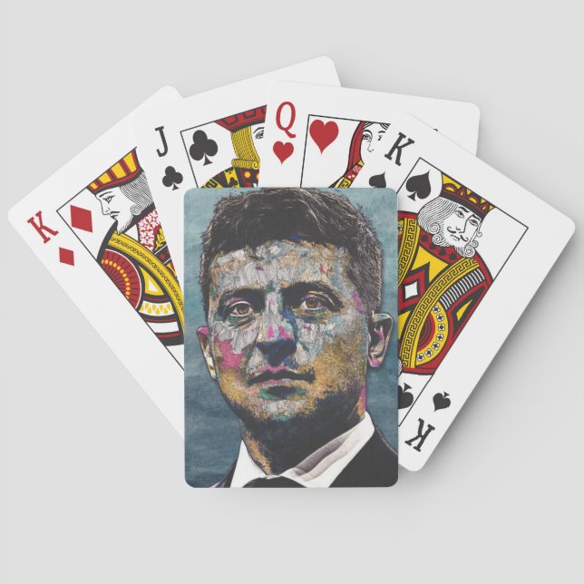 Baraja De Cartas Tarjetas de bicicleta Zelensky (Reverso)
