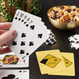 Baraja De Cartas Tarjetas de borde de acantilado