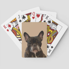 Baraja De Cartas Tarjetas de Bulldog francesas