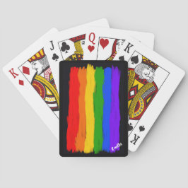 Baraja De Cartas tarjetas de camping de orgullo