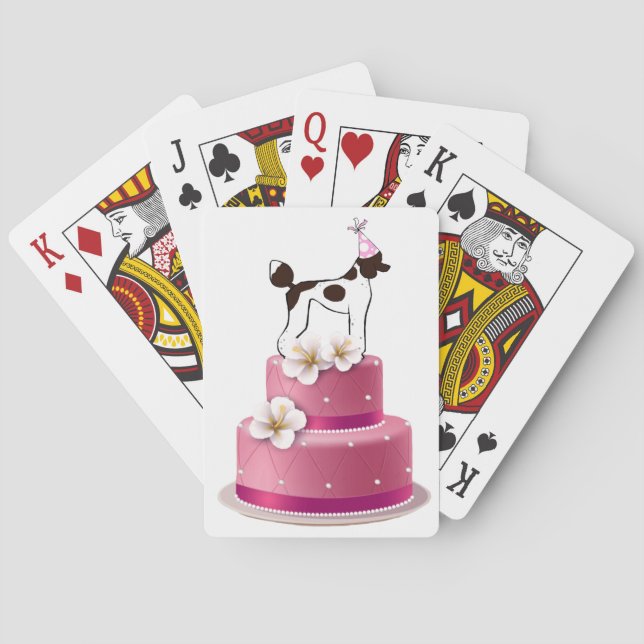 Baraja De Cartas Tarjetas de canto parti (Reverso)