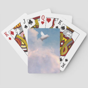 Baraja De Cartas tarjetas de cerdo volador