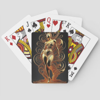 Baraja De Cartas Tarjetas de Chica dorado (ediciones especiales)