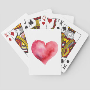 Baraja De Cartas Tarjetas de Corazón de Bicicleta Personalizadas