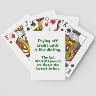 Baraja De Cartas Tarjetas de crédito...