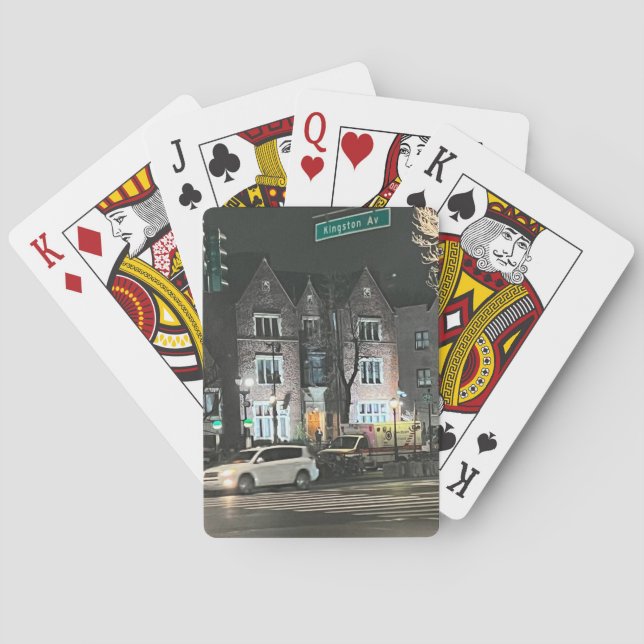 Baraja De Cartas Tarjetas de Crown Heights (Reverso)