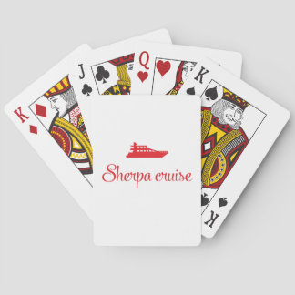 Baraja De Cartas Tarjetas de crucero Sherpa