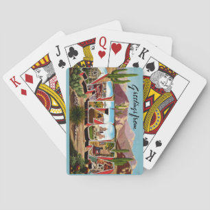 Baraja De Cartas Tarjetas de Cumpleaños de Arizona