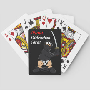 Baraja De Cartas Tarjetas de distracción de Ninja