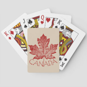 Baraja De Cartas Tarjetas de encargo del recuerdo de Canadá de los