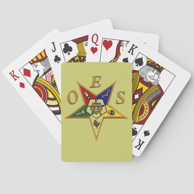 BARAJA DE CARTAS TARJETAS DE ESPECIALIDAD DE OES LADIES (Reverso)