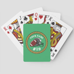 Baraja De Cartas Tarjetas de Fútbol - Agregar Nombre y Número
