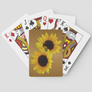 Baraja De Cartas Tarjetas de girasol Personalizado Tarjetas de jueg