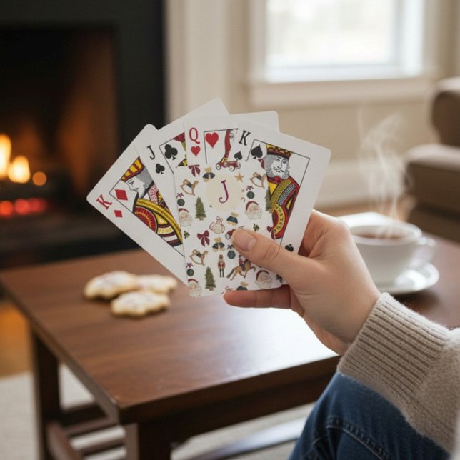 Baraja De Cartas Tarjetas de Iconos Navideños Nostálgicos (Subido por el creador)