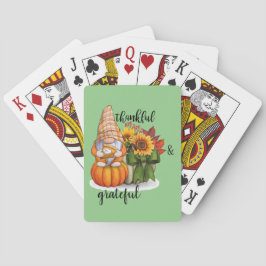 Baraja De Cartas Tarjetas de juego agradecidas y agradecidas