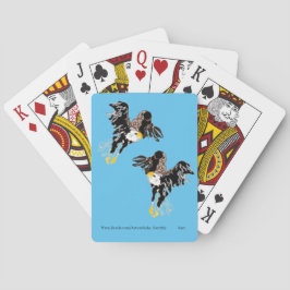 BARAJA DE CARTAS TARJETAS DE JUEGO : ÁGULA DE BALDOSA ESTADOUNIDENS