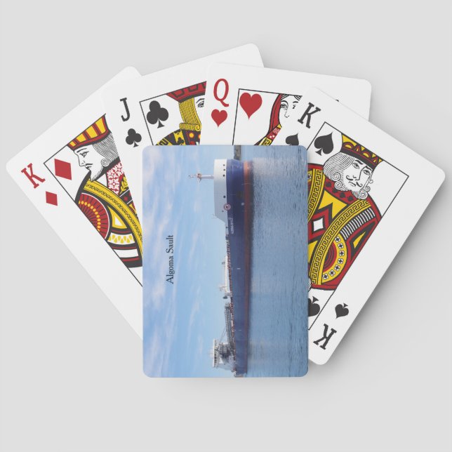 Baraja De Cartas Tarjetas de juego Algoma Sault (Reverso)
