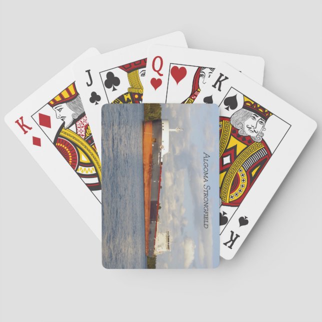 Baraja De Cartas Tarjetas de juego Algoma Strongfield (Reverso)
