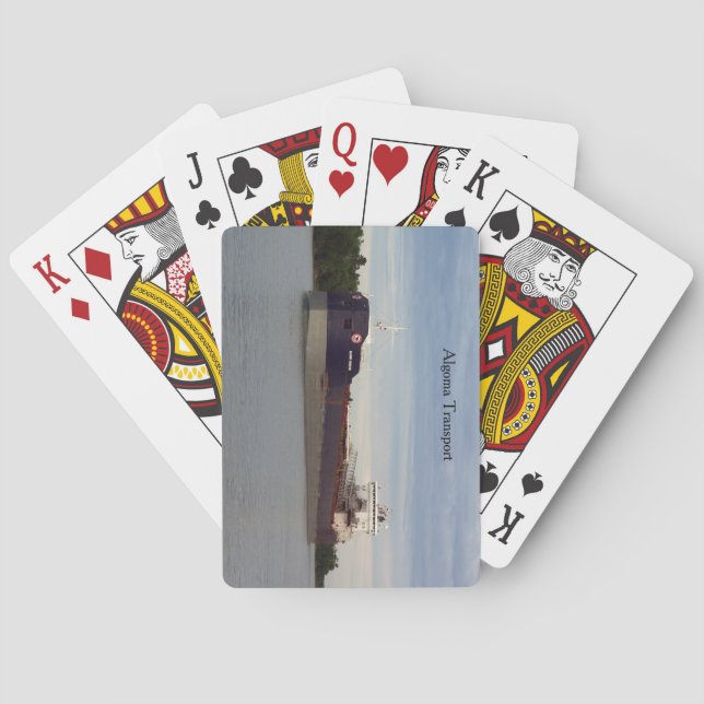 Baraja De Cartas Tarjetas de juego Algoma Transport (Reverso)