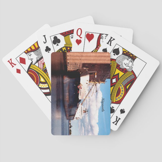 Baraja De Cartas Tarjetas de juego Algonorth (Reverso)