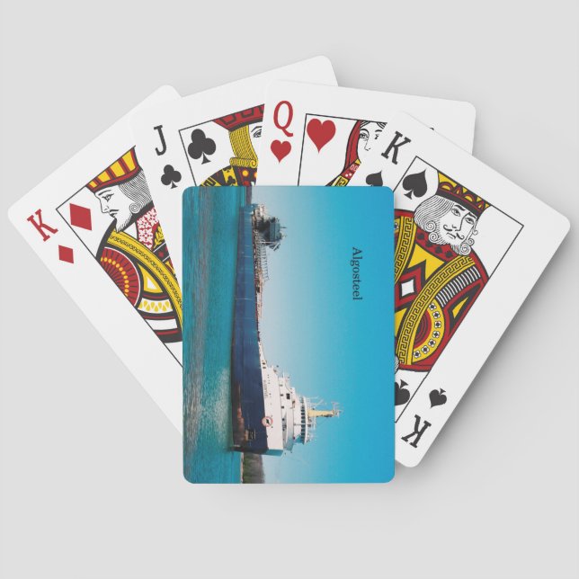 Baraja De Cartas Tarjetas de juego Algosteel (Reverso)