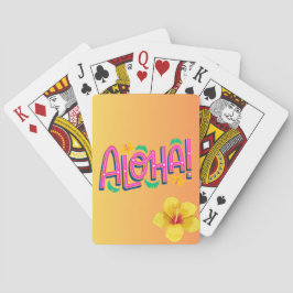 Baraja De Cartas Tarjetas de juego Aloha