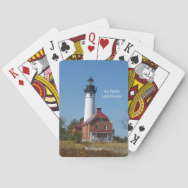 Baraja De Cartas Tarjetas de juego Au Sable Lighthouse