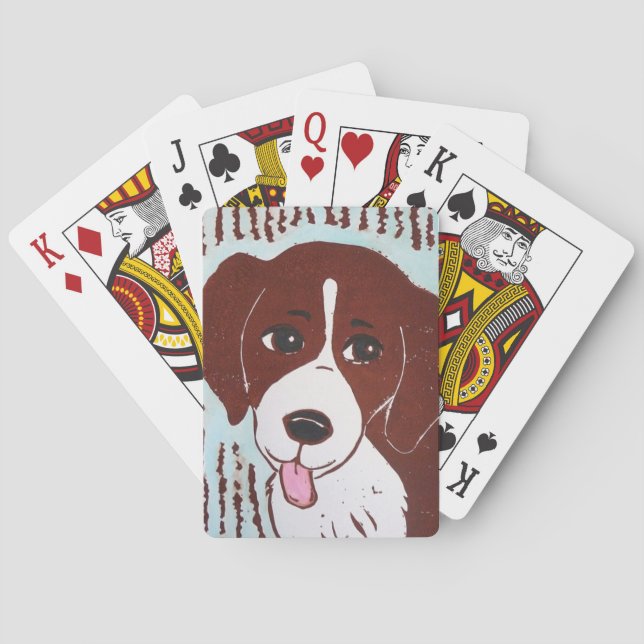 Baraja De Cartas Tarjetas de juego Beagle (Reverso)