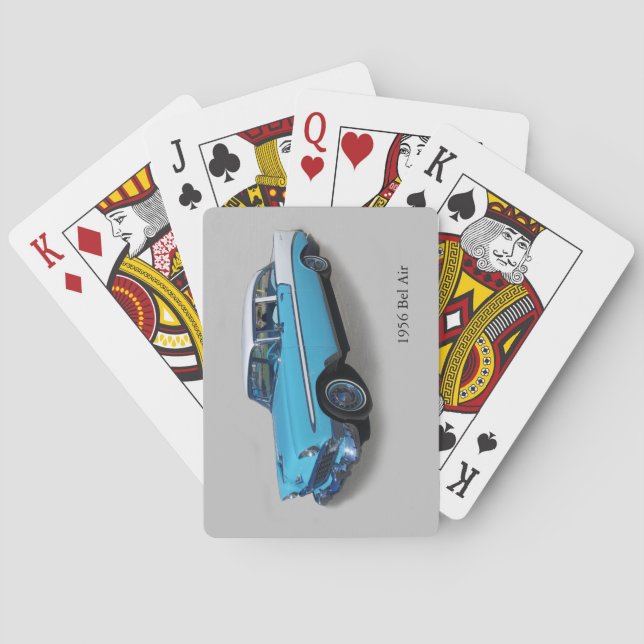 Baraja De Cartas Tarjetas de juego Bel Air de 1956 (Reverso)