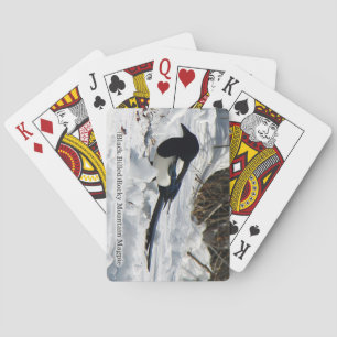 Baraja De Cartas Tarjetas de juego Black Billing Rocky Mountain Mag