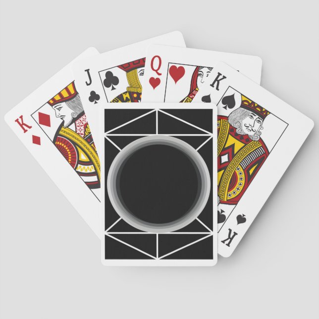 Baraja De Cartas Tarjetas de juego Black Hole (Reverso)