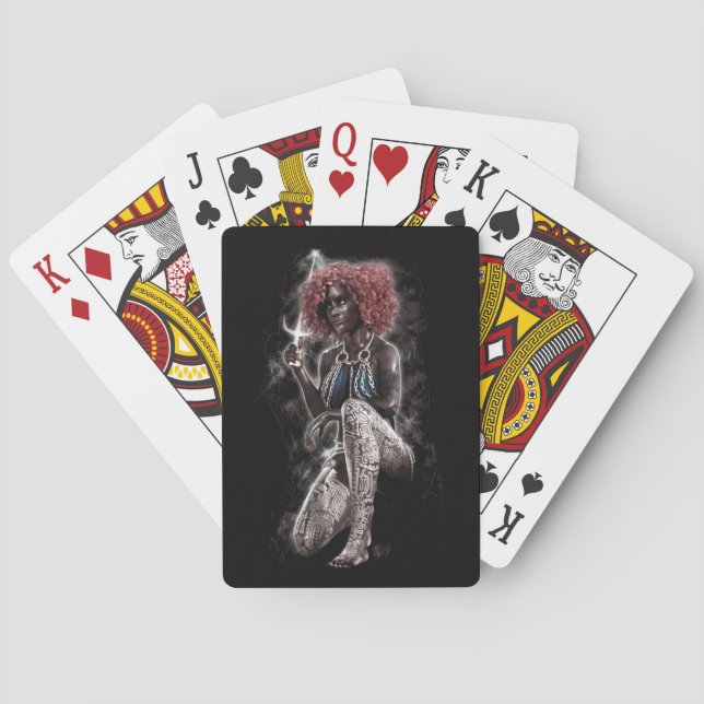 Baraja De Cartas Tarjetas de juego Black Queen Classic (Reverso)