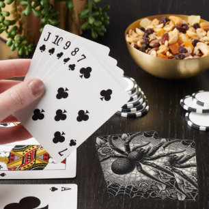 Baraja De Cartas Tarjetas de juego Black Spider